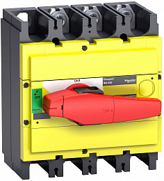 Выключатель-разъед. ins400 3п крас.-желт. Schneider Electric. Вид 1