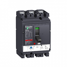 430631 NSX160F TM125D 3P 125А Термомагнитный 3-х полюсный автомат 125А, 36kA  Schneider Electric. Вид 1