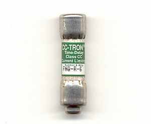 FNQ-R-6 Предохранитель 600 В AC/300 В ВС, Time-delay, класс СС Eaton. Вид 1