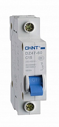 NXB-63S Автоматический выключатель 1-полюсный, 63А, 4.5kA (хар-ка C) CHINT. Вид 1