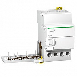 Vigi iC60 4Р 63A 100mA AC Блок дифференциальной защиты 4-полюсный, 63A, 100mA, тип АC Schneider Electric. Вид 1