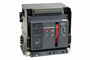 ВА732-3P-3200A-D-L Воздушный 3х-полюсный автомат (выкатной) в сборе с моторным приводом 3P 3200А 80кА DEKraft. Вид 1