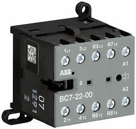 BC7-22-00-01 Миниконтактор 12A (400В AC3) катушка 24В DС ABB. Вид 1