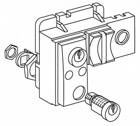 Castell блокировка в положении \откл\ (без замка) Schneider Electric. Вид 1