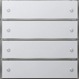 Сенсорный выключатель KNX 3 Komfort 4 мест Gira. Вид 1