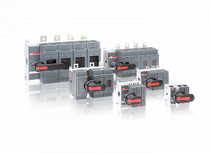 Рубильник OS32GD04F без ручки под предохранители DIN-000 ABB. Вид 1