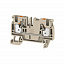 A2C 4 Проходная клемма, PUSH IN, 4 мм.кв, 800 V, 32 A, (Темно-бежевый) Weidmuller. Вид 1.