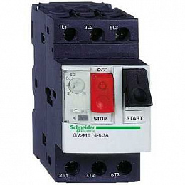 (2.5-4А) Автомат с регулируемой тепловой защитой (пружинный зажим)  Schneider Electric. Вид 1