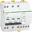 iCV40 Acti9 Дифф. автомат 3P+N, 10А, 6kА, 300mA, тип A (хар-ка С) Schneider Electric. Вид 1.