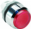MP3-21R Кнопка красная выступающая c подсветкой без фиксации (только корпус) ABB. Вид 2.