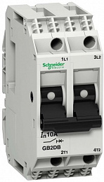 GB2CB14 Комбинированный автомат для защ. дв. 2P, 10A Schneider Electric. Вид 1