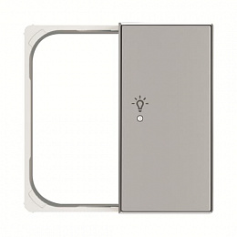 SRL-2-R-85PL SRL-2-R-85PL Клавиша двойная правая free@home,SKY,освещение,серебристая ABB. Вид 1