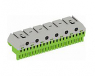 ZK206G Клеммник самозажимной PE 20x1,5-4mm²+6x25mm² ABB