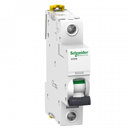 iC60N 1P 6А Автоматический выключатель 1-полюсный, 6А, 6кА (хар-ка C) Schneider Electric. Вид 1