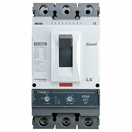 TS630N ATU 630A 3P3T Автоматический выключатель 3-полюсный 630A (65kA) с расцепителем ATU LS Industrial Systems. Вид 1