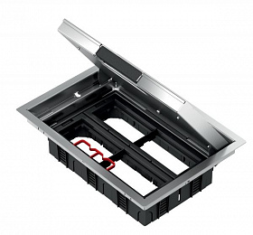 Лючок из нерж. стали 276Х199 на 8Х45 Schneider Electric. Вид 1