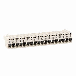 Клем.,пруж.,1.5mm2,18pt /кмпл. из 3шт./ Schneider Electric. Вид 1