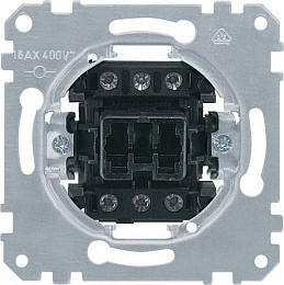 Механизм 1-клавишного 3-полюсного выключателя 16a 250В Merten Schneider Electric. Вид 1