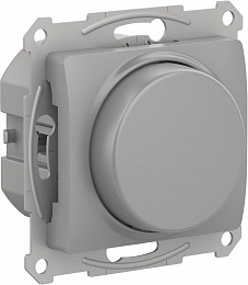 Светорегулятор повор-нажим,LED, RC, 315Вт, мех. (алюминий) Glossa Systeme Electric. Вид 1