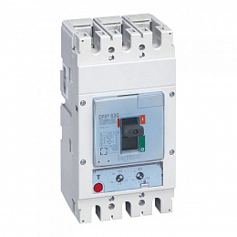 DPX3 630 Термомагнитный 3-полюсный автомат 630А, 36kA, (стационарный) Legrand. Вид 1