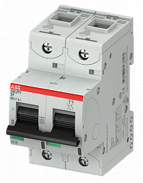 S802PV-SP13 Автоматический выключатель 2-полюсный, 13А, 5kA (хар-ка SP) ABB. Вид 1