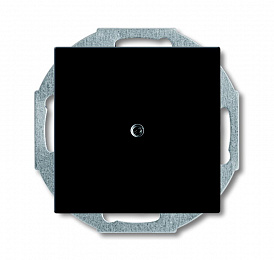 2538-95-507 Заглушка с суппортом, серия Basic 55, цвет ch?teau-black ABB. Вид 1