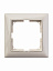 2511-92-507 Рамка 1-постовая с декоративной накладкой (слоновая кость) Basic55 ABB. Вид 2.