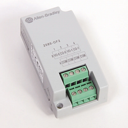 Micro800 2-канальный аналоговый выход тока/напряжения Allen Bradley. Вид 1
