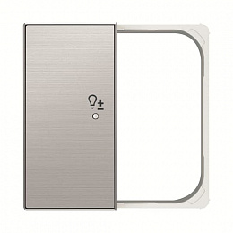 SRD-2-L-85AI SRD-2-L-85AI Клавиша двойная левая free@home,SKY,светорегулятор,нерж. сталь ABB. Вид 1