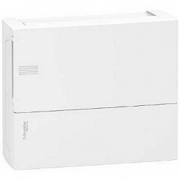 Бокс 12 мод. навесной IP31 белый с непрозр. дверью Schneider Electric. Вид 1