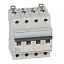 DX3 Автоматический выключатель 4-полюсный 40A 10kA (хар-ка C) Legrand. Вид 1.