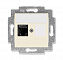 5014H-A61017 17W Розетка компьютерная RJ45 кат.6+заглушка, Levit, слоновая кость ABB. Вид 1.