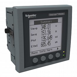 Измеритель мощности (счётчик) с сертификатом поверки LCD RS485 CL1, PM2120, EasyLogic Schneider Electric. Вид 1