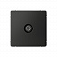 Розетка TV, проходная 4DB, механизм (базальт) ARTGALLERY Systeme Electric. Вид 1.