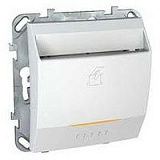 Выключатель карточный (белый) Unica Schneider Electric