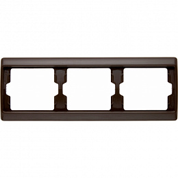 Рамкa 2-постовая (коричневый, глянцевый) Arsys Berker. Вид 1