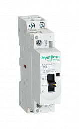 Контактор 2-полюсный, 20А, 2НО, 230В AC City9 Systeme Electric. Вид 1