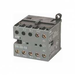 В6-30-10 Миниконтактор 3-х полюсный 9A катушка 400В AC ABB. Вид 1