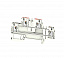 A2T 1.5 KNX RD-BK Многоуровневая модульная клемма, PUSH IN, 1.5мм², 500В, 17.5A (оранжевая) Weidmuller. Вид 1.