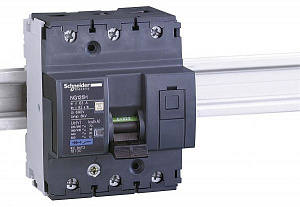 NG125H 3P 80A Автоматический выключатель 3-полюсный, 80А, 36kA (хар-ка C) Schneider Electric. Вид 1