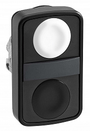 Головка кнопки двойная без маркировки ч zb4ba71207 Schneider Electric. Вид 1