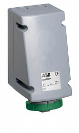 332RL2W Розетка для монтажа на поверхность с подключением шлейфа , 32A, 3P+E, IP67, 2ч ABB. Вид 1