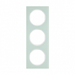 Рамка 3-постовая (стекло, полярная белизна) R.3 Berker. Вид 1