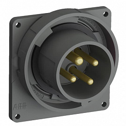 Вилка с прямым фланцем easy&safe 316ebu1w,16a,3p+e,ip67,1ч ABB. Вид 1