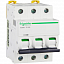 iC65N 3P 16А Автоматический выключатель 3-полюсный, 16А, 6кА (хар-ка C) Schneider Electric. Вид 1.