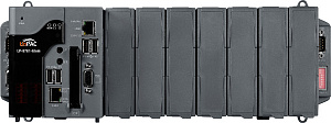 PC-совместимый контроллер Intel Atom Z520 1.33 ГГц, VGA, 4xUSB, 2xRS-232, 1xRS-485, 1xRS-232/485, 2xEthernet, Linux 2.6.33 ICP DAS. Вид 1