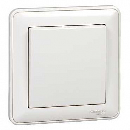 Переключатель 1-клавишный, 10АХ, в сборе (белый) Wessen 59 Systeme Electric. Вид 1