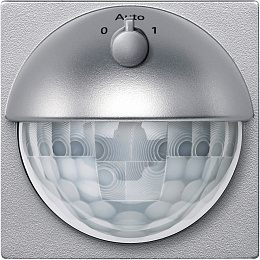 Датчик движения Argus 180 с выкл. (модуль для MTN5161-0000), SM (алюминий) Merten Schneider Electric. Вид 1