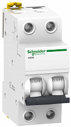 iK60N 2P 63А Автоматический выключатель 2-полюсный, 63А, 6kA (хар-ка C) Schneider Electric. Вид 1