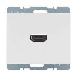 Розетка HDMI (полярная белизна) K.1 Berker. Вид 1